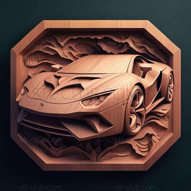 3D model Lamborghini Urraco (STL)